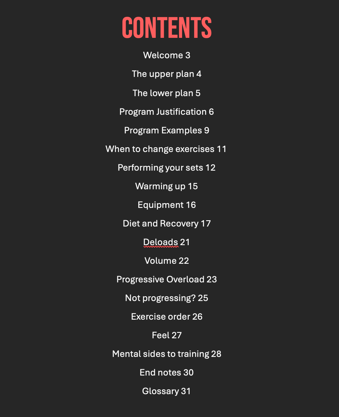 Upper Lower Program + Training Guide